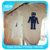 Easy Screen Printing Tutorials ไอคอน