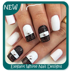 Elegant White Nail Designs-icoon