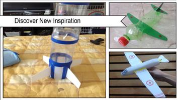 Recycled water bottle  airplane syot layar 1