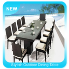 Stylish Outdoor Dining Table Ideas ikon