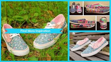 Simple DIY Floral Canvas Shoes capture d'écran 3