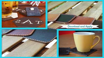 Simple DIY Leather Coasters syot layar 2