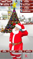 Selfie Dancing Santa Booth 3D Affiche