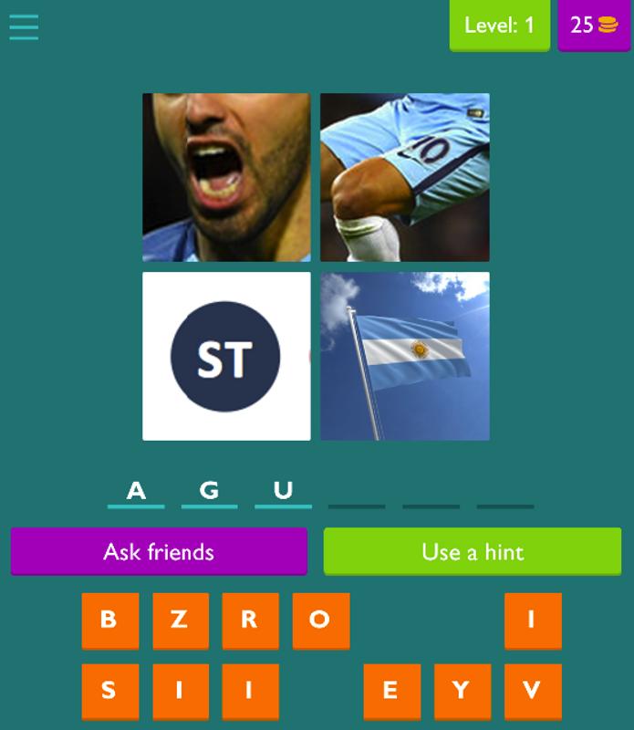 Man City Quiz Guess Manchester City Quiz - 4 PICS 1 Word for Android - APK Download
