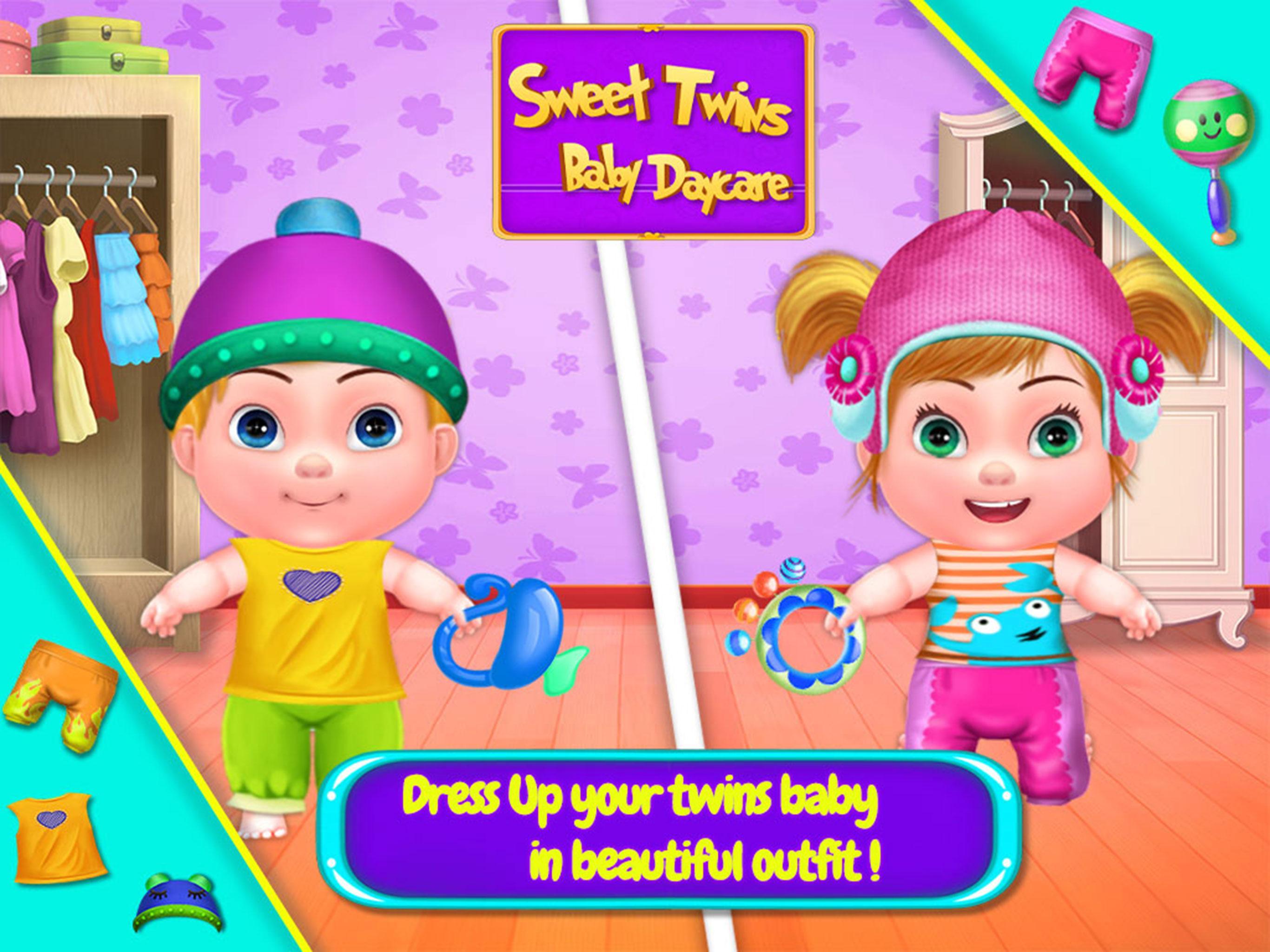 Sweet Baby Twins Daycare Twin Newborn Baby Care For Android