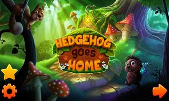 Hedgehog goes home poster