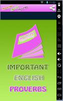 Important English Proverbs पोस्टर