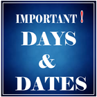 Important Days and Dates ícone
