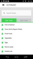 Paleo (io) The Paleo Food List โปสเตอร์