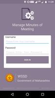 Manage Minutes of Meeting โปสเตอร์