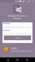 Manage Minutes of Meeting poster