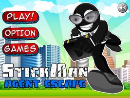 Agent Escape Stickman Run تصوير الشاشة 3