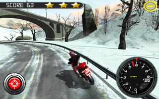 Frozen Highway Bike Rider اسکرین شاٹ 1
