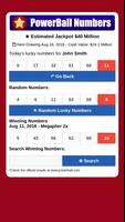 PowerBall  Number Generator Screenshot 1