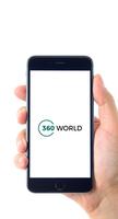 360 World - schau dir die Live Welt 360 an Plakat