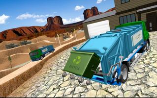 Garbage Truck Simulator 2017: 3D Trash Dump driver poster