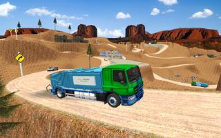 Garbage Truck Simulator 2017: 3D Trash Dump driver اسکرین شاٹ 1