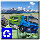 Flying Garbage truck simulator 2017: 3D Trucker APK