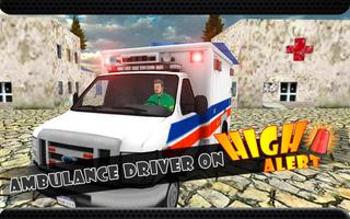 Ambulance Rescue Off road Driver: Heli Simulator постер