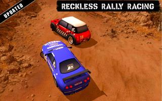 carrera de rally de deriva Poster