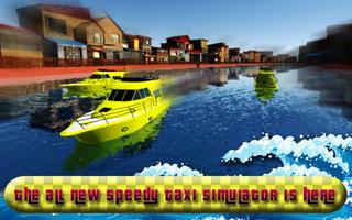 Water Taxi Driver Duty Sim 3D Plakat