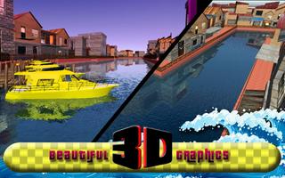 Water Taxi Driver Duty Sim 3D capture d'écran 1