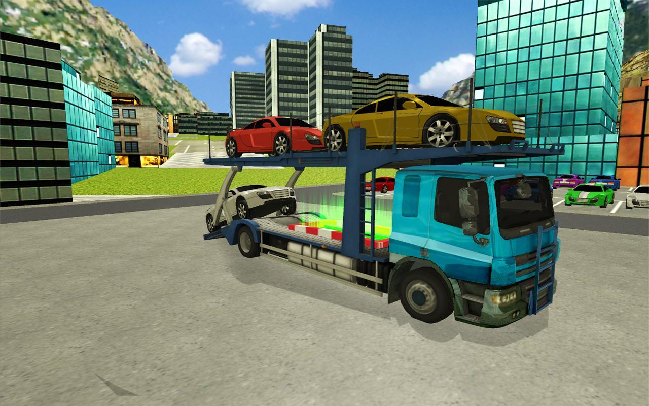 Real car transporter 2017 3D Truck simulator game for Android - APK