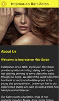 Impression Hair Salon captura de pantalla 1