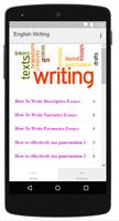 English Writing Skills Guide poster