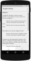 English Writing Skills Guide capture d'écran 1