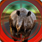 Rhino Hunt Sniper Gun Shooter Zeichen