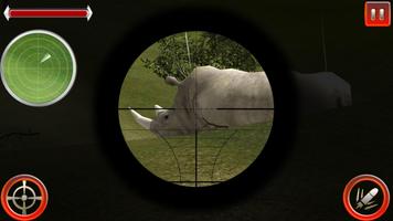 Rhino Hunt Sniper Gun Shooter Plakat
