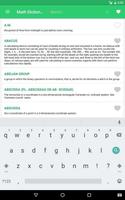 Math Dictionary capture d'écran 3