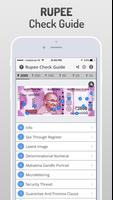 Rupee Check Guide - Identify Fake INR Notes Affiche