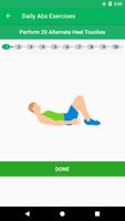 Six Pack Abs in 21 Days - Abs workout capture d'écran 1