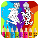 Cat Noir Miraculous Ladybug Coloring Book aplikacja