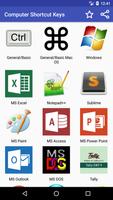 Computer Shortcut Keys - Windows and Mac OS Plakat
