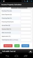 Income Property Calc - Free ảnh chụp màn hình 1