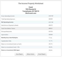 Income Property Calc - Free capture d'écran 2