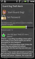 Guard Dog - Theft Alarm capture d'écran 1