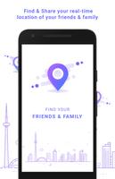 Find your friends & family الملصق