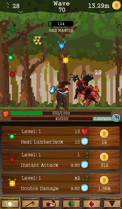 Игры idle взломка. Андроид Lumberjack Attack! - Idle game. Игра лесоруб. Lumberjack Attack коды. Жанры мобильных игр на андроид.