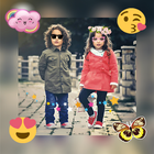 مربع - تصميم وكتابة على الصور آئیکن