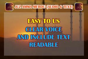 Juz Amma Merdu (Audio & Text) screenshot 1