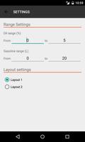 OilMix Calc - Mezcla de aceite اسکرین شاٹ 1