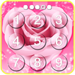 Diamond Pink Rose Lock screen: lovely pink flowers