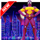 Super Iron Spider Hero Adventure أيقونة