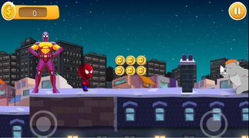 Super Iron Spider Hero Adventure تصوير الشاشة 1