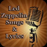 Led Zeppelin Songs&Lyrics plakat