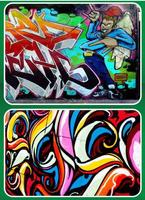 Poster idee di design graffiti